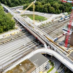 Prov. Hilfsbrücken und Lehrgerüst