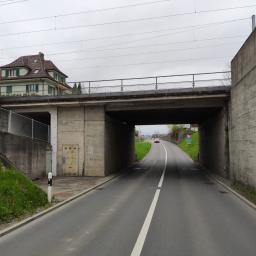 An der bestehenden Unterführung Bezirksstrasse wird eine Instandsetzung durchgeführt