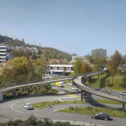 Visualisierung Langsamverkehrsbrücke