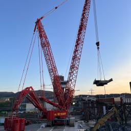 Rückbau Teil RB2 mit 1'000 to Raupenkran